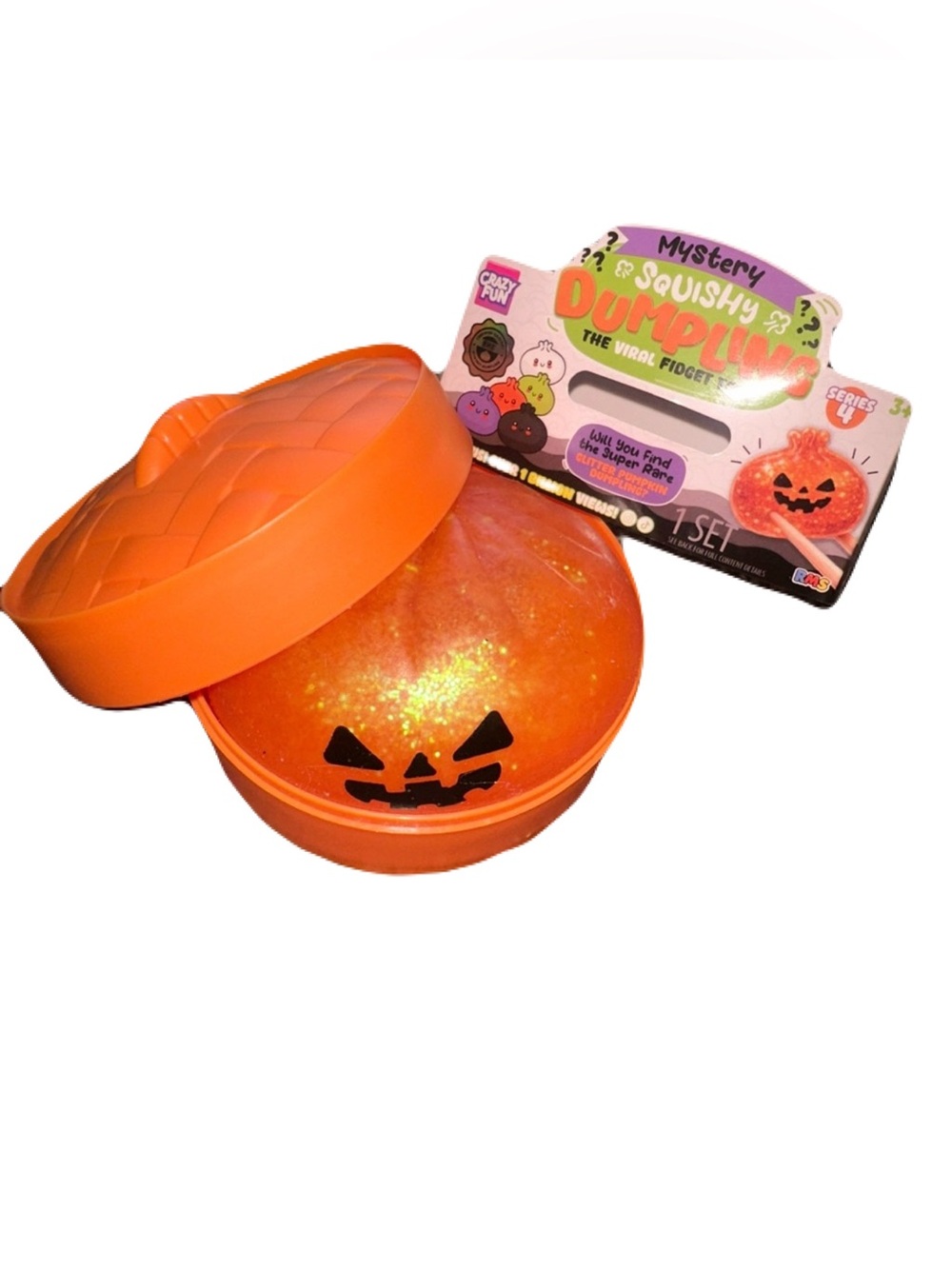 RMS SUPER RARE Halloween Dumpling Orange glitter pumpkin Series 4